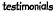 testimonials